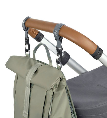 Lässig Changing Bag - GRE Rolltop Up Backpack - Silver Green