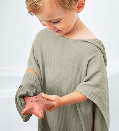Lässig Bath Toy - Natural Rubber - Starfish - Red