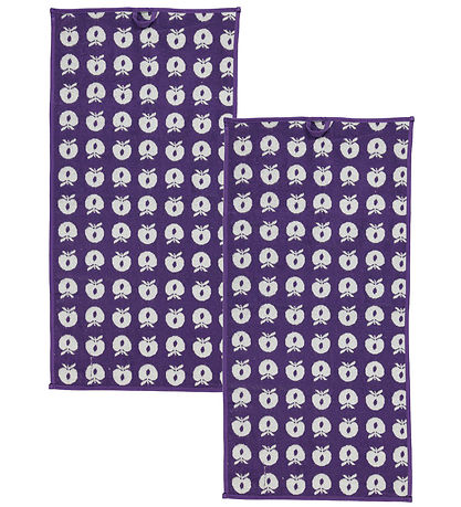 Småfolk Towel - 2-Pack - 50x100 - Purple Heart