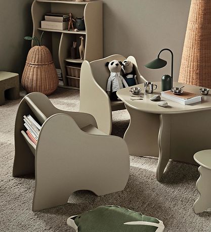 Ferm Living Lounge Chair - Slope - 44x59x55 cm - Cashmere
