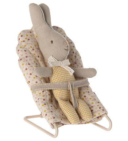 Maileg Rabbit - My - Yellow/Check Maileg Rabbit - My - Yellow/Check