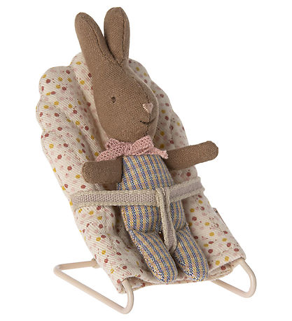 Lapin Maileg - My - Rose/Bleu Carreaux Lapin Maileg - My - Rose/Bleu Carreaux