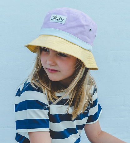 Lil' Boo Copenhagen Zonnehoed - Blok Light Purple/Yellow Lil' Boo Copenhagen Zonnehoed - Blok Light Purple/Yellow
