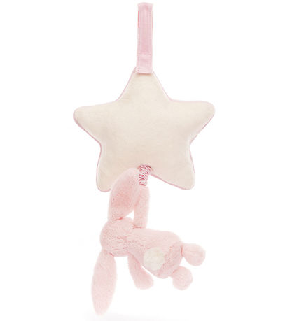 Jellycat Musical Mobile w. Star - Bashful Bunny - Baby Pink