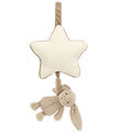 Jellycat Musical Mobile w. Star - Bashful Bunny - Beige Jellycat Musical Mobile w. Star - Bashful Bunny - Beige