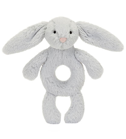 Jellycat Ring rattle - 18x8 cm - Bashful Bunny - Silver Jellycat Ring rattle - 18x8 cm - Bashful Bunny - Silver