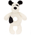 Jellycat Rengashelisti - 18x8 cm - Bashful Black & Cream Puppy Jellycat Rengashelisti - 18x8 cm - Bashful Black & Cream Puppy