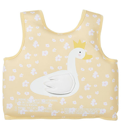 SunnyLife Swim Vest - Princess Swan - 3-6 Years - Buttercup