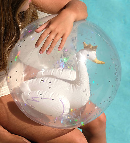 SunnyLife Beach Ball - 35 cm - 3D - Princess Swan Multi