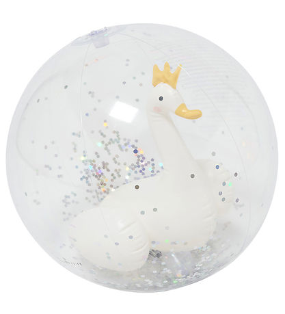 SunnyLife Beach Ball - 35 cm - 3D - Princess Swan Multi