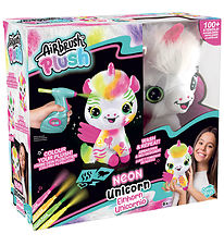 Airbrush Plush Soft Toy - 23 cm - DYI Neon Unicorn Airbrush Plush Soft Toy - 23 cm - DYI Neon Unicorn