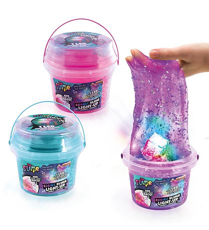 So Slime Slim - Light Up Cosmic Crunch Bucket - Assorted