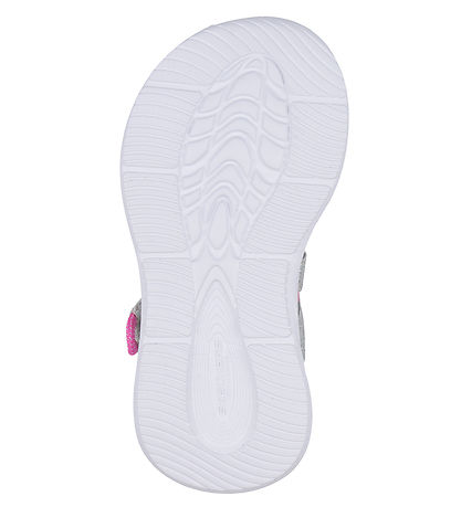 Skechers Sandalen m. Light - Sola Glow - Silber/Hot Pink