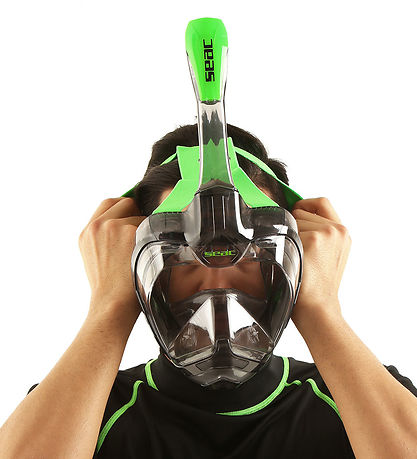 Seac Snorkelmasker - Magica l/XL - Zwart/Limoen