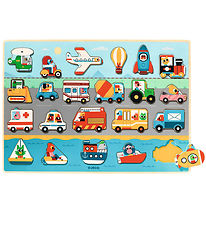 Puzzle Djeco - 22 Briques - Puzzlo Vroum Puzzle Djeco - 22 Briques - Puzzlo Vroum