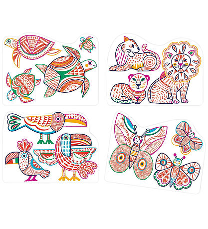 Djeco Colouring Book - Wild Families Djeco Colouring Book - Wild Families
