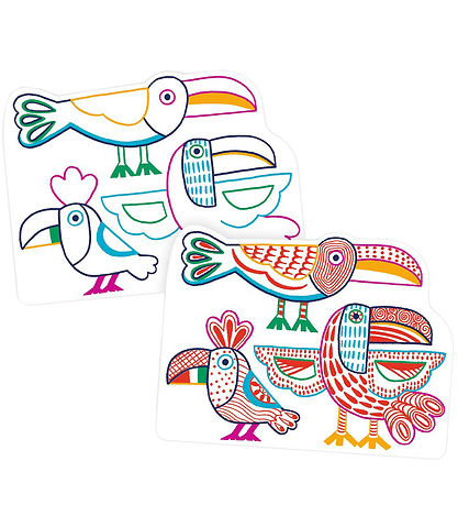 Djeco Colouring Book - Wild Families Djeco Colouring Book - Wild Families