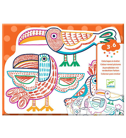 Djeco Colouring Book - Wild Families Djeco Colouring Book - Wild Families