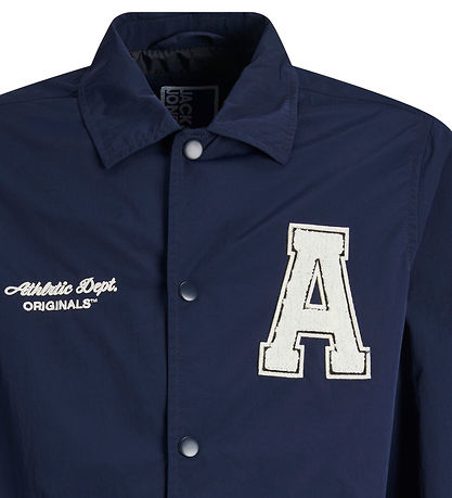 Jack & Jones Jacket - JorCollege - Navy Blazer w. White