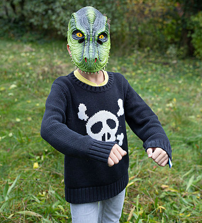 Great Pretenders Maskeradkläder - T-Rex Dino Mask - Grön
