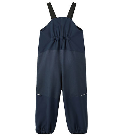 Name It Softshell Pants w. Fleece/Suspenders - NmnAlfa08 - Dark 