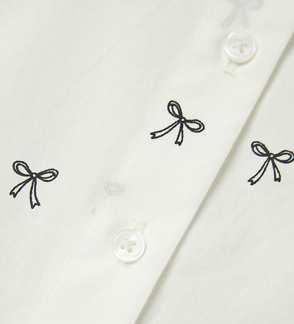 Name It Oversize Long Shirt - NkfHilippas - Bright White