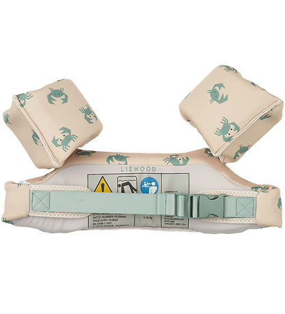 Liewood Schwimmgürtel m. Wings - Darko - 19-30 kg - Krabbe/Sandy