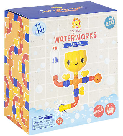Tiger Tribe Bath Toy - Waterworks - Pipeline - Eco