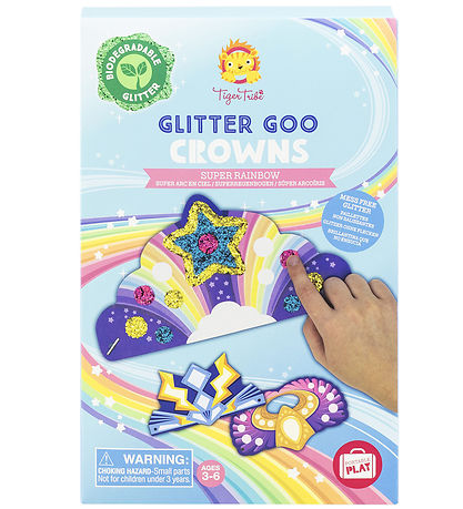 Tiger Tribe Kreatives Spielset - Glitter Goo Crowns - Super Rain Tiger Tribe Kreatives Spielset - Glitter Goo Crowns - Super Rain