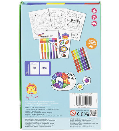 Tiger Tribe Colouring Set - Colour Change - Garden Friends Tiger Tribe Colouring Set - Colour Change - Garden Friends