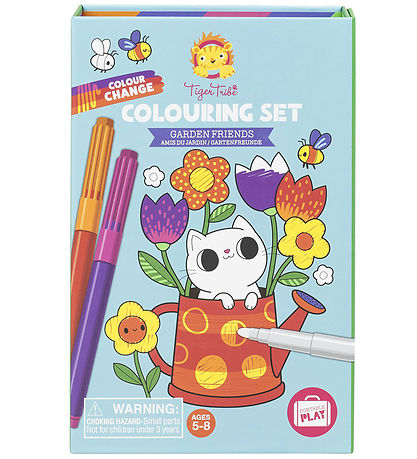 Tiger Tribe Colouring Set - Colour Change - Garden Friends Tiger Tribe Colouring Set - Colour Change - Garden Friends