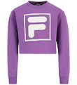 Fila Sweatshirt - Laubach Cropped Crew - Dewberry Fila Sweatshirt - Laubach Cropped Crew - Dewberry