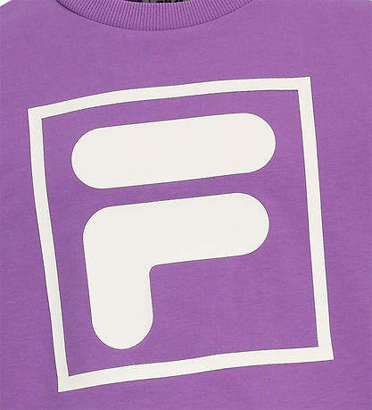 Sweat-shirt Fila - Laubach recadrée Crew - Dewberry