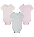 Nike Bodysuits k/æ - 3-Pack - Birch Heather Nike Bodysuits k/æ - 3-Pack - Birch Heather
