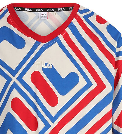 Fila T-Shirt - Bijgesneden - Langenhagen - Antique White F-Box
