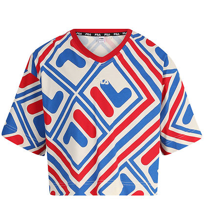Fila T-Shirt - Bijgesneden - Langenhagen - Antique White F-Box