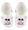 Crocs Sandals - Classic+ IAM CAT Clog T - White/Pink Crocs Sandals - Classic+ IAM CAT Clog T - White/Pink