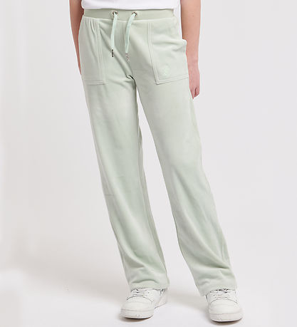 Juicy Couture Velvet Trousers - Tonal - Surf Spray