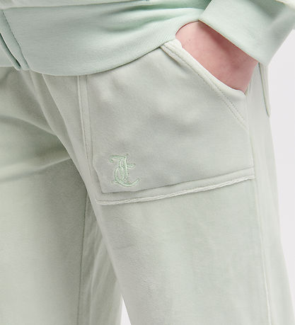 Juicy Couture Velvet Trousers - Tonal - Surf Spray