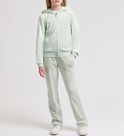 Juicy Couture Velvet Trousers - Tonal - Surf Spray