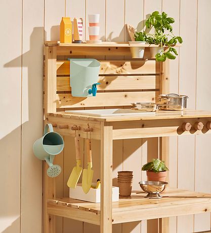 Kids Concept Kitchen Set - 7 Parts - Metal/Wood