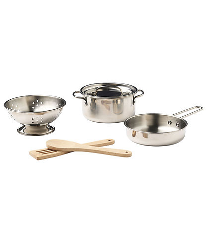 Kids Concept Kitchen Set - 7 Parts - Metal/Wood