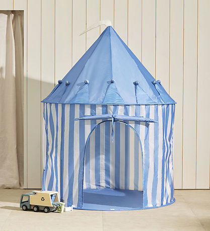 Kids Concept Play Tent - 100x130 cm - Blue Stripes