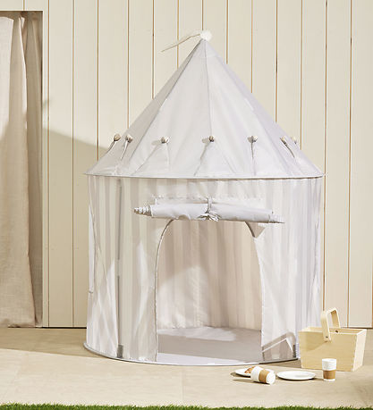 Kids Concept Speeltent - 100x130 cm - Grijs Strepen Kids Concept Speeltent - 100x130 cm - Grijs Strepen