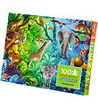 Crocodile Creek Jigsaw Puzzle - 100 Bricks - Jungle Paradise Crocodile Creek Jigsaw Puzzle - 100 Bricks - Jungle Paradise