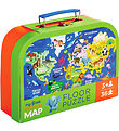 Crocodile Creek Jigsaw Puzzle - 36 Bricks - My First World Map Crocodile Creek Jigsaw Puzzle - 36 Bricks - My First World Map