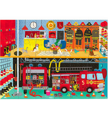 Puzzle Crocodile Creek - 24 Briques - Fire Station Puzzle Crocodile Creek - 24 Briques - Fire Station