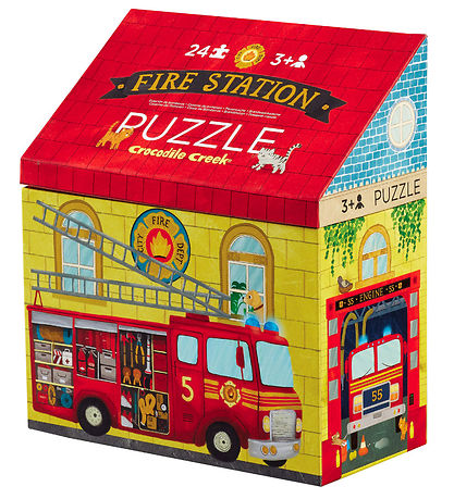 Puzzle Crocodile Creek - 24 Briques - Fire Station Puzzle Crocodile Creek - 24 Briques - Fire Station