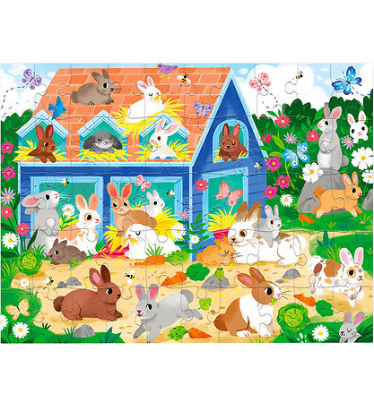 Puzzle Crocodile Creek - 50 Briques - Bunny House Puzzle Crocodile Creek - 50 Briques - Bunny House