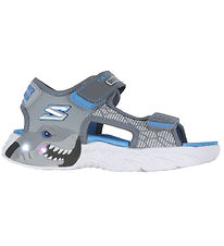 Skechers Sandals w. Light - Creature-Splash - Charcoal Blue Skechers Sandals w. Light - Creature-Splash - Charcoal Blue